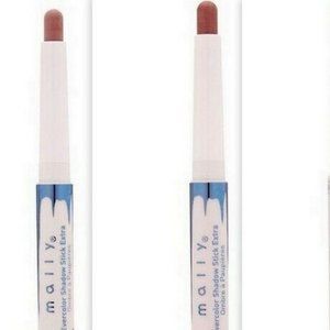 (4) Mally Evercolor Eye Shadow Sticks- Thistle-Violet Sky-Goldstone-Soft Brown